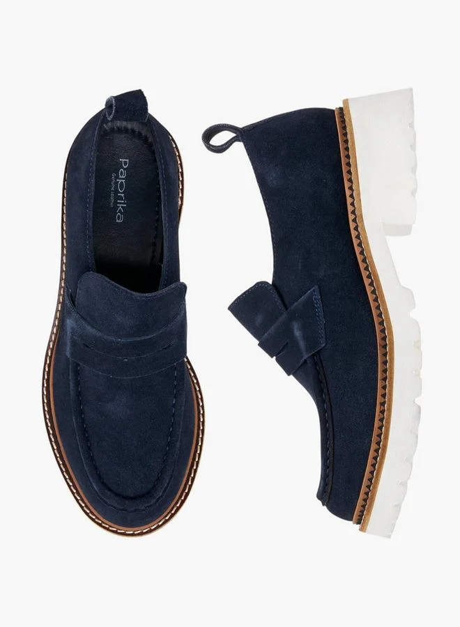 Women Slip-On Leather Loafers