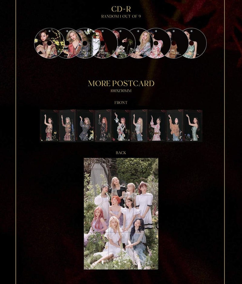 JYP TWICE - More & More (9th Mini Album) Album+Folded Poster+Extra Photocards Set (B ver.) - Image 3