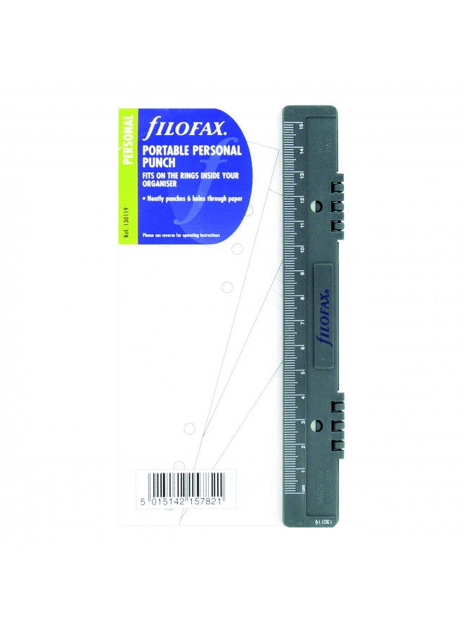 FILOFAX Portable Hole Punch for Personal & Personal Compact Size (B130119) , Black - Image 2