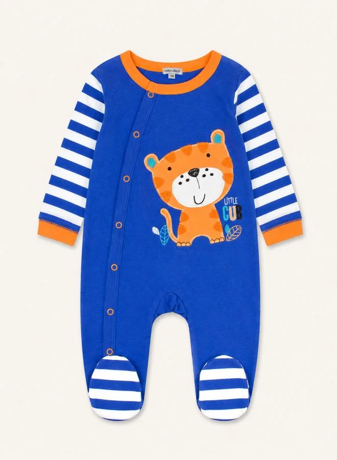Mothers Choice Baby 2 Pack Footed Long Sleeves Sleepsuits