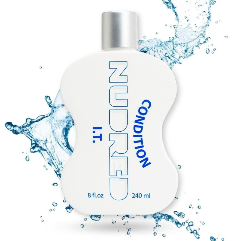 Nudred Condition I.T, Conditioner for Curly & Black Hair With Argan & Castor Oil, Hair Conditioner for Black Men & Women, Leave in Conditioner, 8 Oz - Image 1