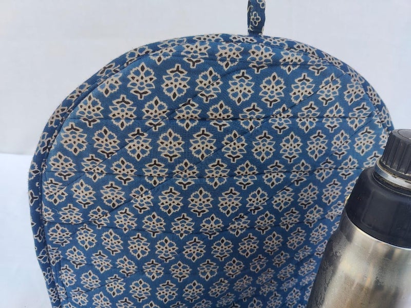 Malan Bai Mandala Tea Cozy Cover Hand Block Winter Tea Cozy Cotton Tea Kettle Warmer Pot Cover Hot Coffee Cover Handamde Kitchen Décor Brand: Malan Bai - Image 5