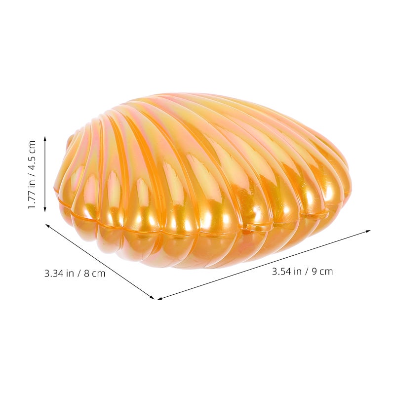 20 Pcs Shell Shape Candy Storage Box Pearlescent Box for Party Favors Wedding Candy Box Jewelry Organizer Birthday Candy Box Decorative Box for Party - Image 3