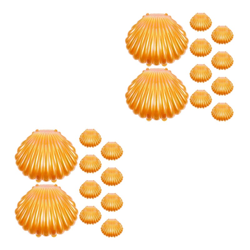 20 Pcs Shell Shape Candy Storage Box Pearlescent Box for Party Favors Wedding Candy Box Jewelry Organizer Birthday Candy Box Decorative Box for Party - Image 1