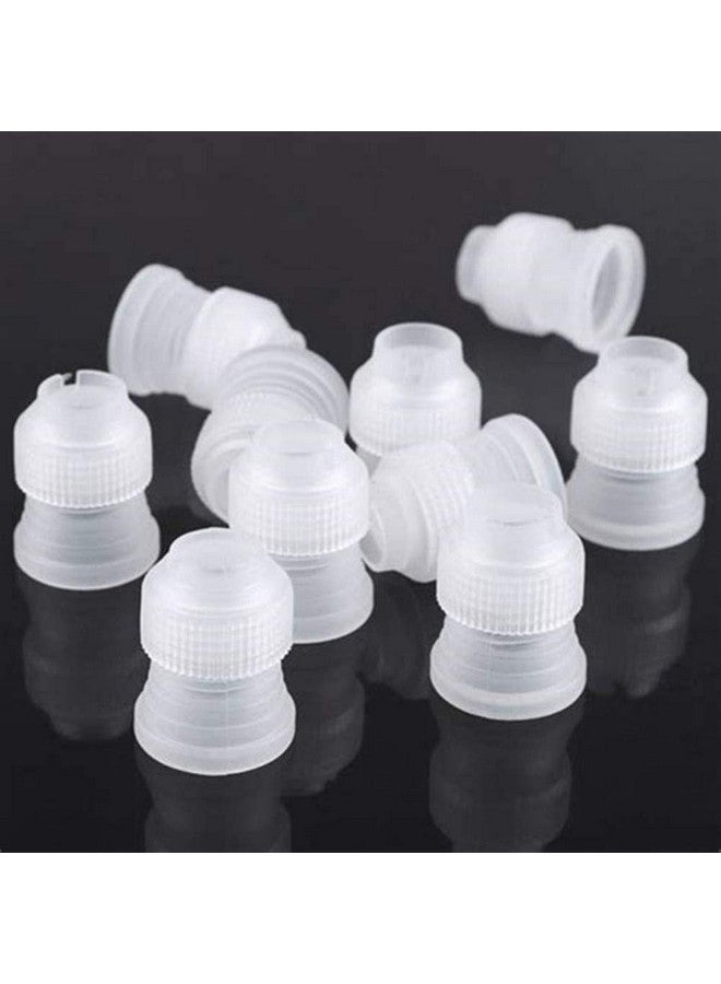 Aysekone 24 Pack Plastic Standard Couplers Adaptors Cake Decorating Icing Piping Nozzle Bag Cake Flower Pastry Decoration Tool - Image 2