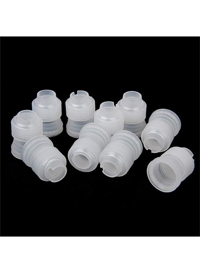 Aysekone 24 Pack Plastic Standard Couplers Adaptors Cake Decorating Icing Piping Nozzle Bag Cake Flower Pastry Decoration Tool - Image 4