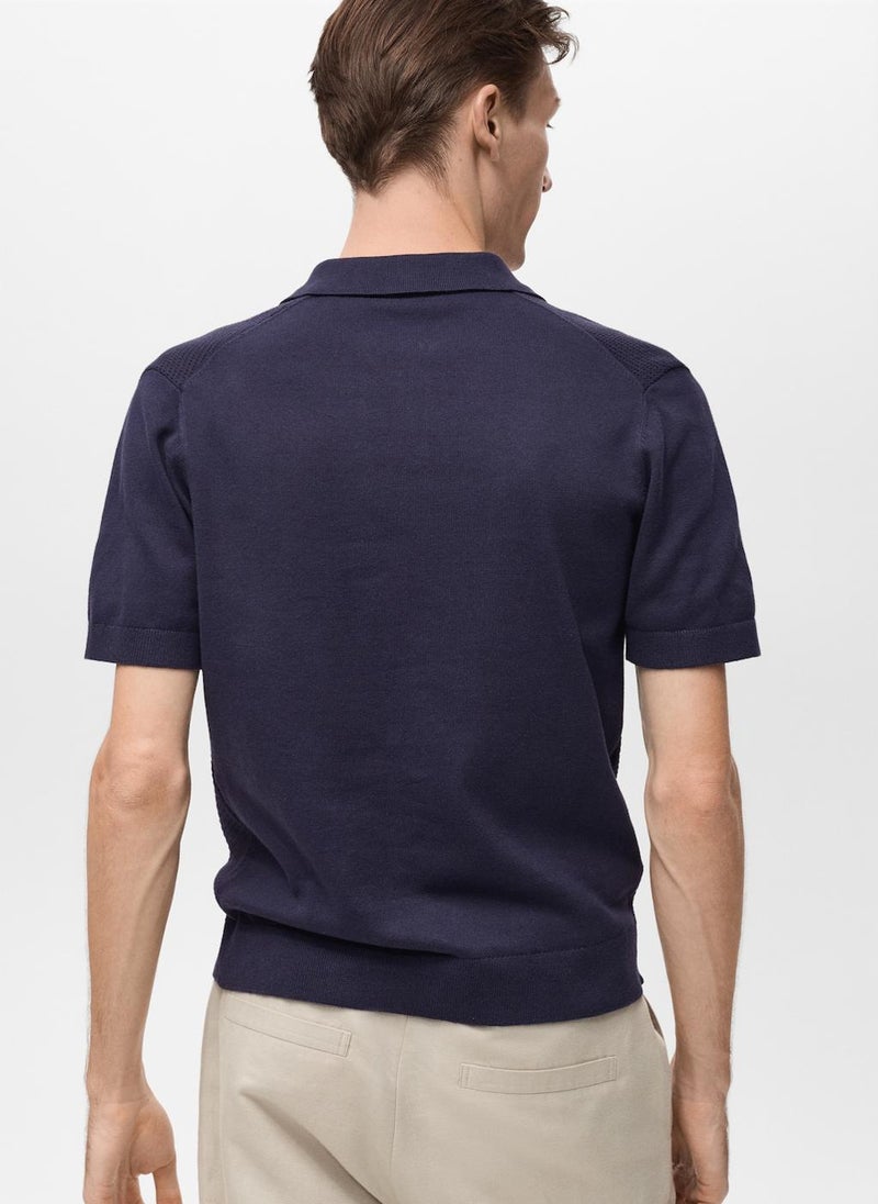 Mango Man - Zip Neck Polo - Image 1