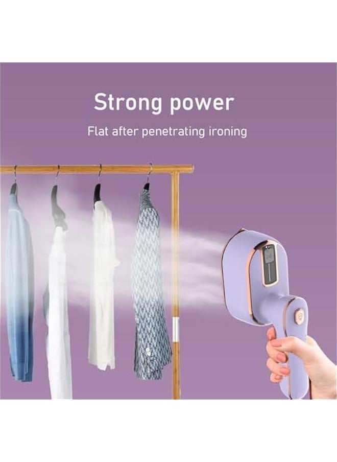 Generic Mini Steam Iron for Clothes,Travel Steamer,Portable Steamer Travel Iron,Handheld Steamer 1000W Handheld Steamer Support Dry and Wet Ironing 180° Rotatable Micro Iron Machine for Home  - Image 2