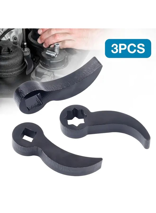3 Pcs 1 2 Inch And 3 8 Inch Pry Bar Wrench Adapter Ratchet Attachment For Half Shaft Removal Car Repair Tools - Image 1