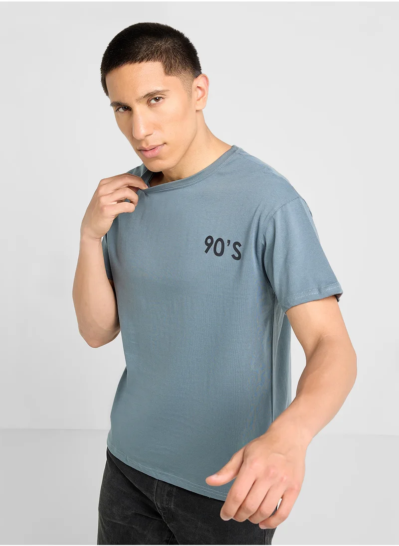 Seventy Five Oversized Crew Neck T-Shirt