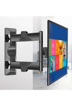 Generic 32-55 Inch Mobile Monitor Wall Mount Full Motion LED LCD Flat/Curved Monitor Mount Holds up to 70 lbs., Black P4 TV Mount  - Image 1