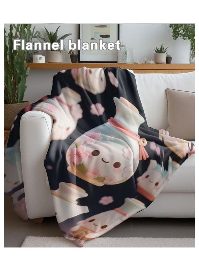 عام بطانية رقيقة من الفانيلا (دافئة ومريحة، ومناسبة للنوم واستخدام الألعاب وإزالة الغبار ومقاومة للرمل) 150 سم * 200 سم - 464 - Image 4