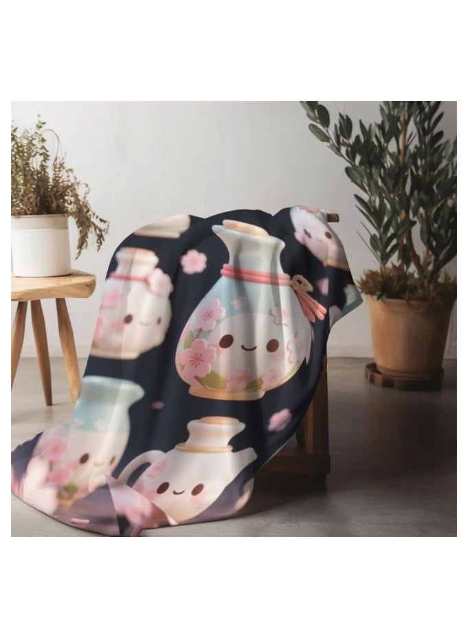 عام بطانية رقيقة من الفانيلا (دافئة ومريحة، ومناسبة للنوم واستخدام الألعاب وإزالة الغبار ومقاومة للرمل) 150 سم * 200 سم - 464 - Image 3