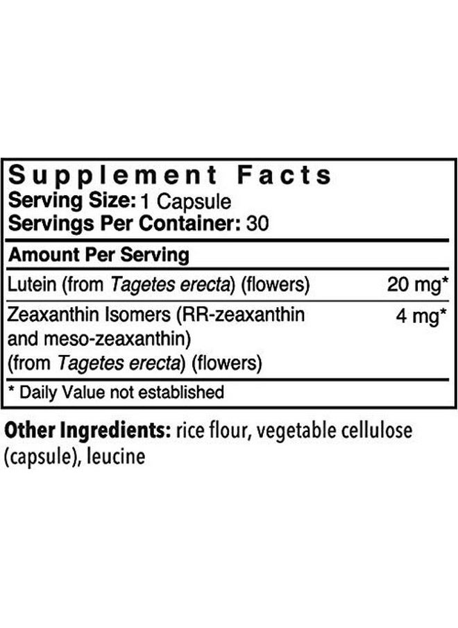 Patient One Meso Z Vision 30 Vegetable Capsules  - Image 4