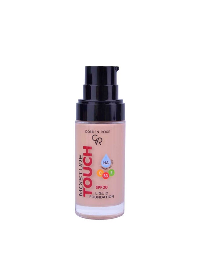 Golden Rose - GR MOISTURE TOUCH LIQUID FOUNDATION SPF 20 NO: 103 - Image 1