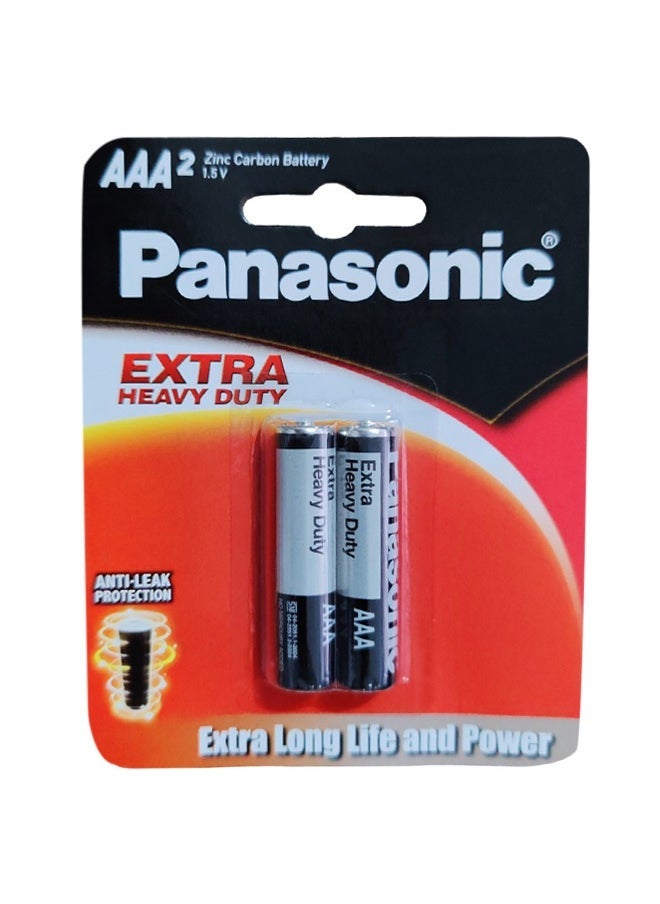 Panasonic 2 Pcs AAA2 Extra Heavy Duty Battery