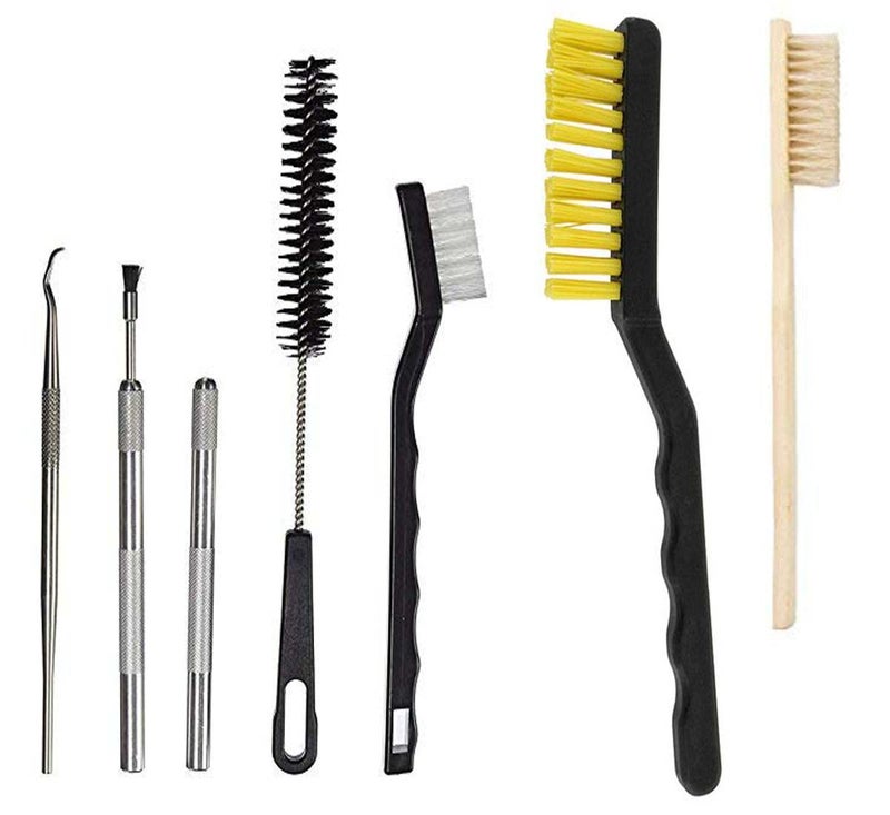 DIY Crafts DIY Crafts Design No # 4, Brushes & Needles, Carb Carburetor Cleaner Cleaning Brushes Kit, Small Wire Brush - 20 Needles + (Design No # 4, Brushes & Needles)  - Image 5