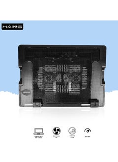 Haing HAING 15.6" Laptop Cooling Pad with Dual Silent Fans and Adjustable Stand  - Image 1