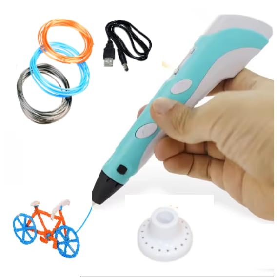 3D Pen in 3D Printing Pen with LCD Display3D Pen for Kids 3D Pen with PLA Filamentswith USB Cable