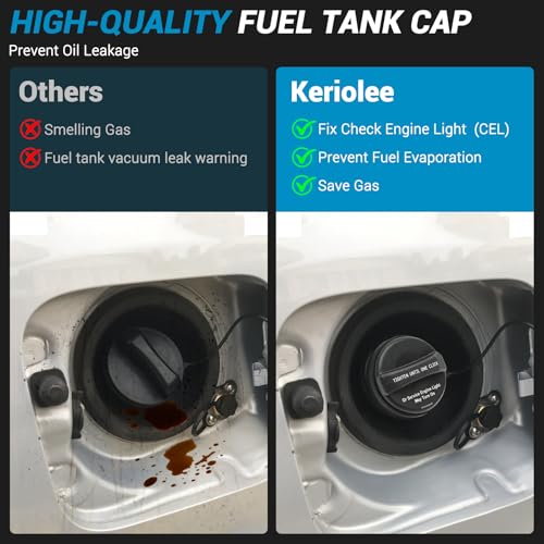 keriolee Gas Cap,Fuel Cap GT358 Compatible with CHEVROLET 2011-2017 Traverse 2011-2013 Silverado 1500 2500 3500，BUICK 2011-2017 Enclave,CADILLAC 2011-2013 Escalade,GMC 2011-2016 Acadia 2011-2013 Sierra 1500. - Image 5