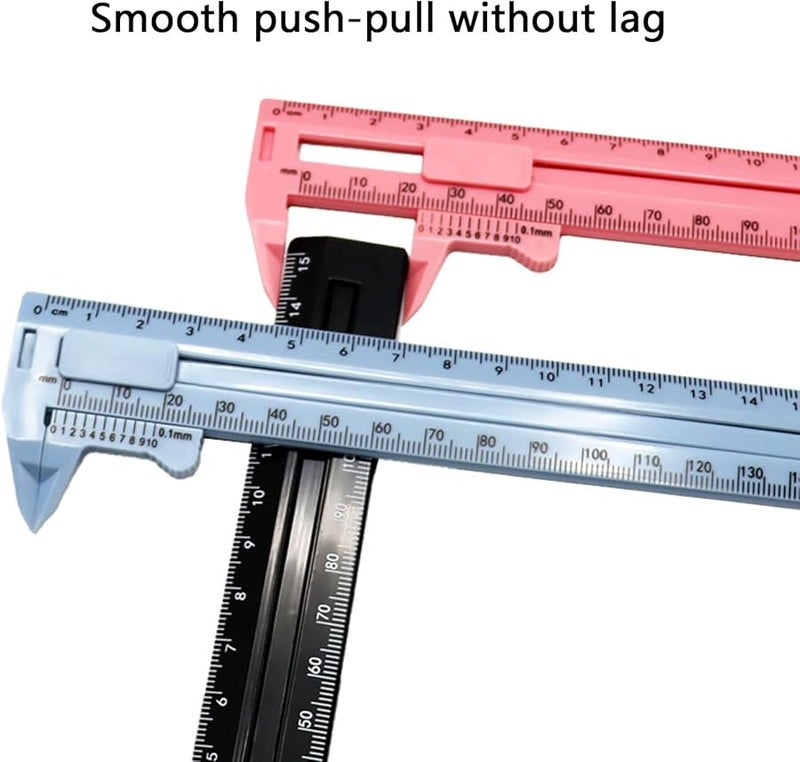 فرجار بلاستيكي 0-150 ملم أداة قياس قطر ومقاس سمك المجوهرات اللون أ - Image 5