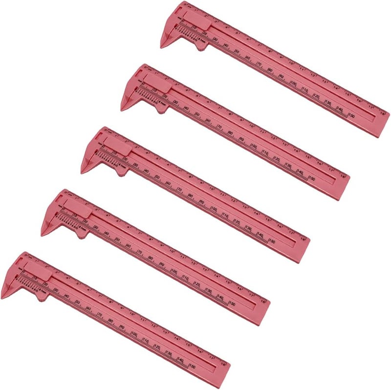 فرجار بلاستيكي 0-150 ملم أداة قياس قطر ومقاس سمك المجوهرات اللون أ - Image 2