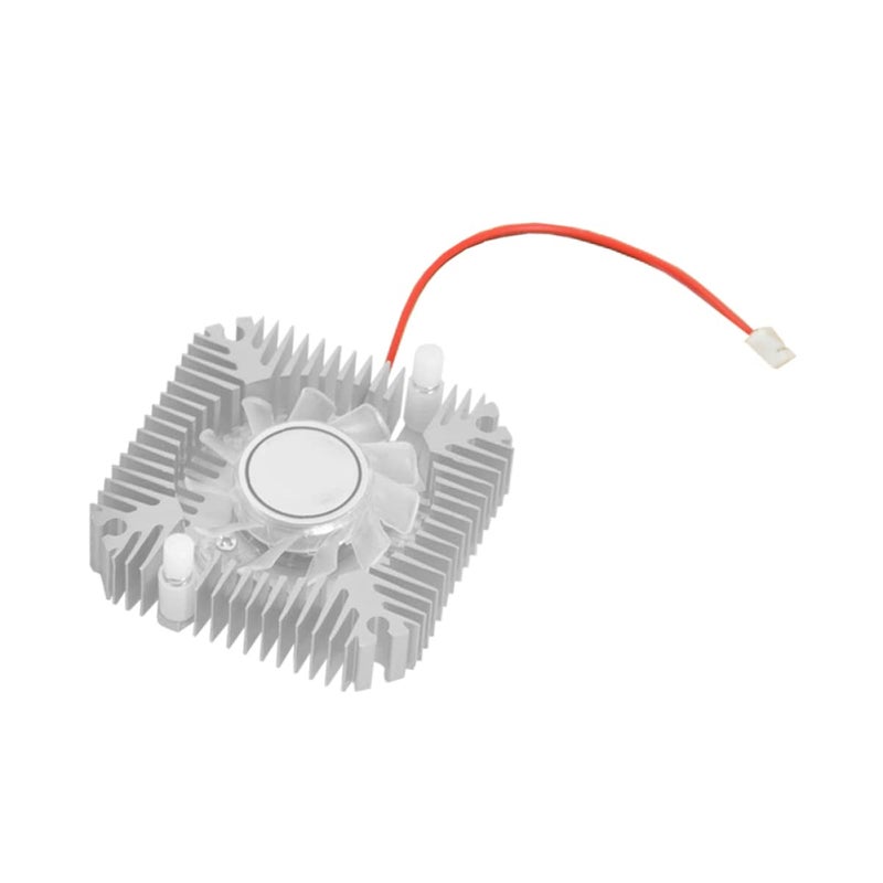 White 12V Graphics Card Cooling Fan Easy Installation Improved Heat Dissipation - Image 2