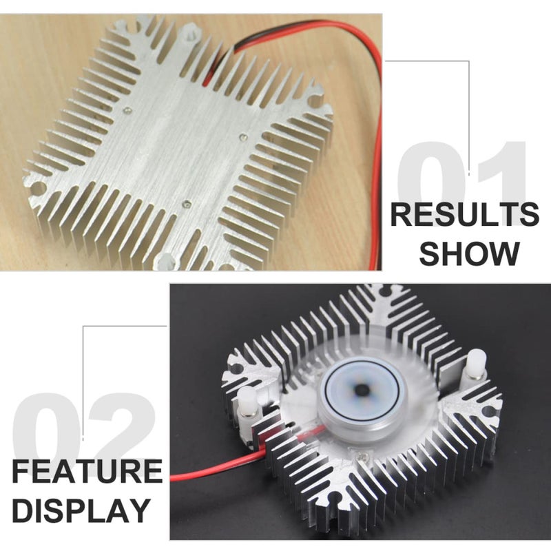 White 12V Graphics Card Cooling Fan Easy Installation Improved Heat Dissipation - Image 4