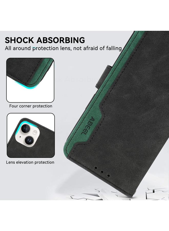 S-TOP Case For Honor 400 ABEEL Color Block Magnetic RFID Leather Phone Case - Image 5