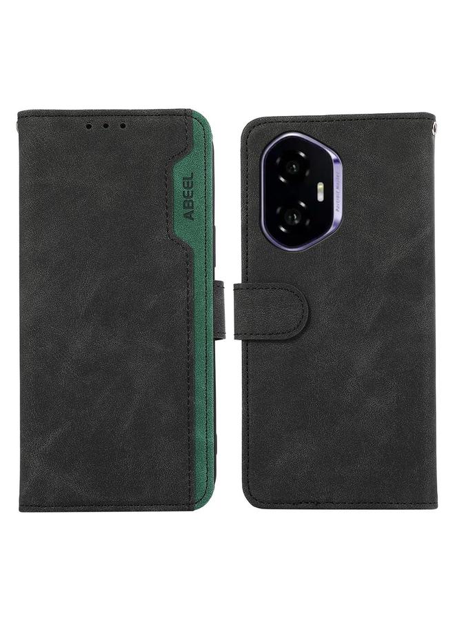 S-TOP Case For Honor 400 ABEEL Color Block Magnetic RFID Leather Phone Case - Image 1