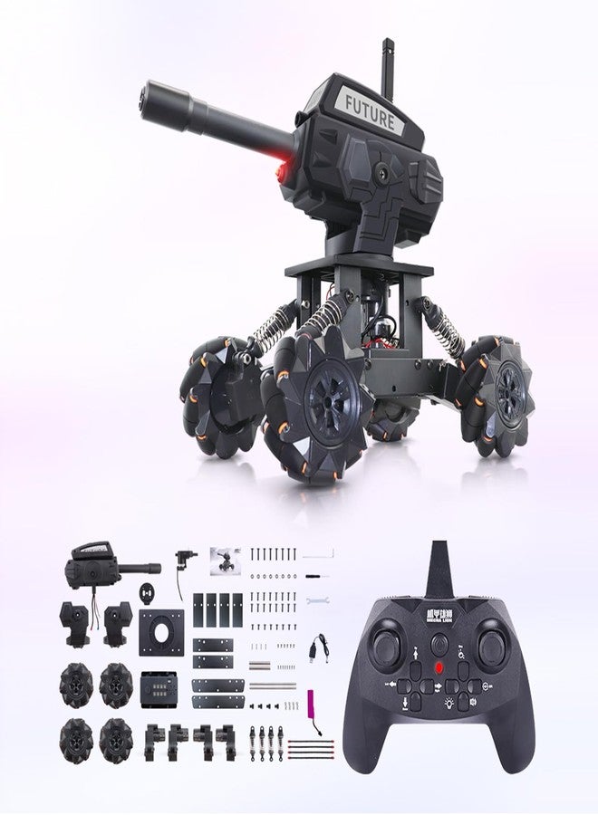 VANLINNY Robot Kits,360° Drifting RC Tank Toy,Science Projects for Ages 13+, STEM Educational Kit for Beginner,10 mph Fast DIY Remote Control Car,Programmable/Rechargeable, for Birthday. - Image 1