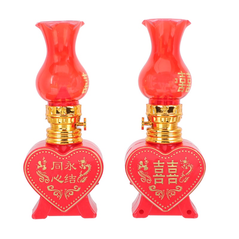 4 pcs Heart Designed Electric Candle Lights Romantic Flameless Candle Lamps - Image 1