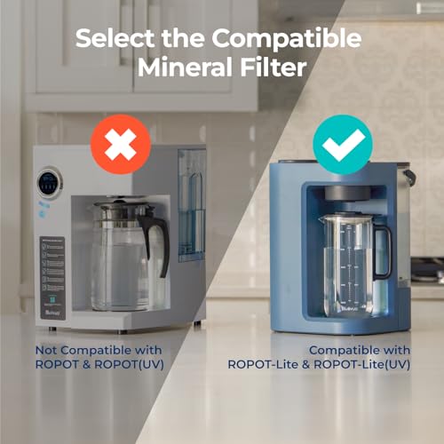 Bluevua Dual-Pack Remineralization Filters, One-Year Set for RO100ROPOT-LITE, Alkaline for Reverse Osmosis Filter, Remineralize and Increase pH for Pure Drinking Water - Image 2