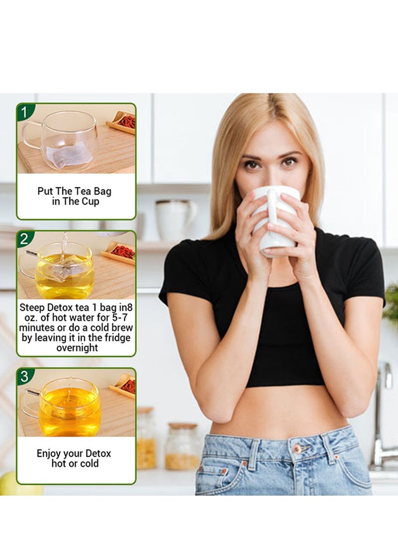 Winstown 2-Pieces,14 Day Detox Slim Tea, Detox Body System,Boost Metabolism, Suppress Appetite, Increase Energy - Image 3