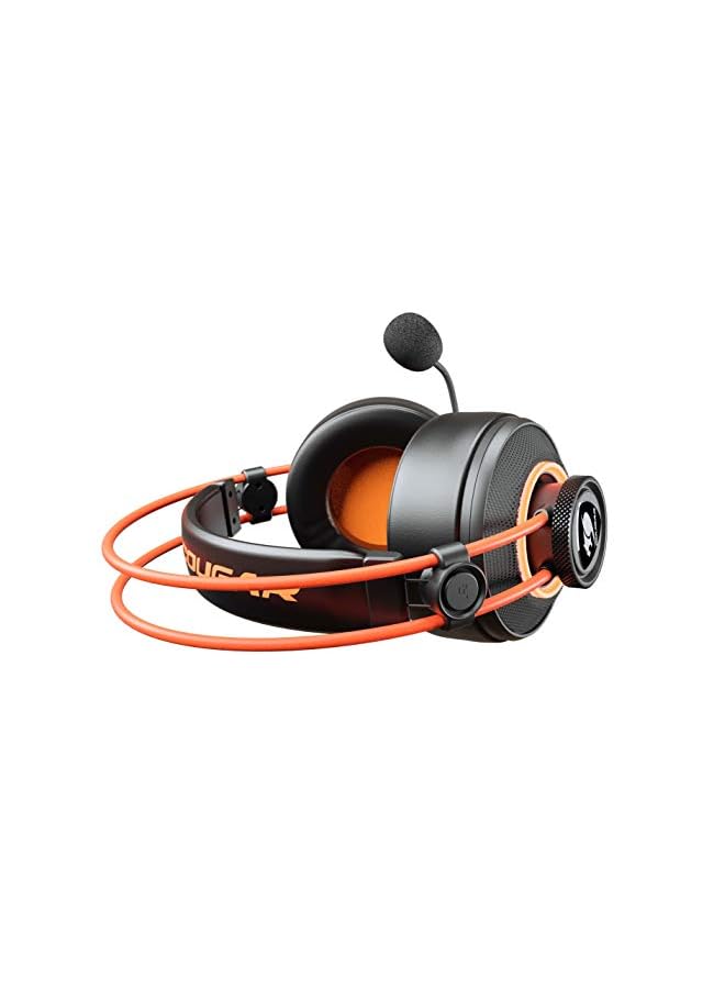 كوجار سماعة ألعاب Immersa Pro Ti Ultimate 7.1 تأثير إضاءة محيطي ورائع ومنفذ USB وقابس هاتف 3.5 متر لألعاب الكمبيوتر Ps4 - Image 2