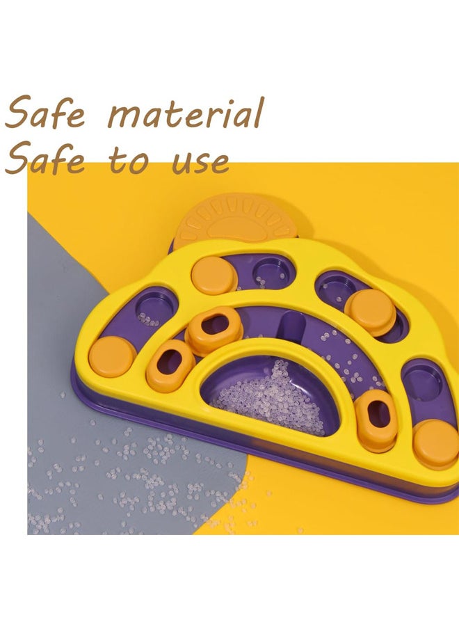 Neostyle Dog Puzzle Toys,Dog Food Puzzle Feeder Toys for IQ Training & Mental Enrichment,for Cats and Dogs (yellow+purple)  - Image 3