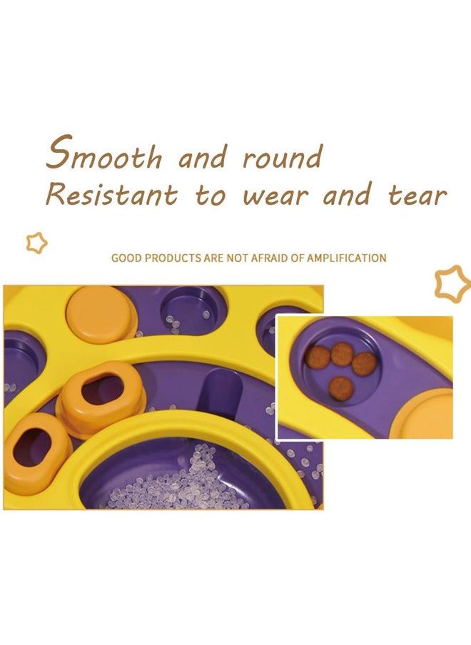 Neostyle Dog Puzzle Toys,Dog Food Puzzle Feeder Toys for IQ Training & Mental Enrichment,for Cats and Dogs (yellow+purple)  - Image 4