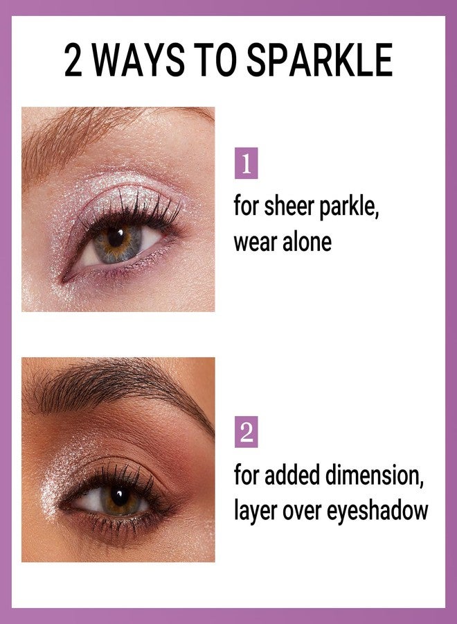 Erinde كريم ظلال العيون إيريندي تشامليون، لوحة مكياج ظلال العيون اللامعة ذات الألوان المتغيرة، هايلايتر معدني لامع عالي الصبغة يدوم طويلاً، خالي من القسوة، 04 بنفسجي موف - Image 5