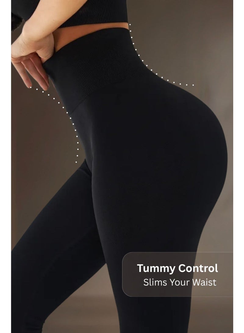 Women’s High Waist Stretch Leggings with Tummy Control Breathable Soft Fabric Non See Through Comfortable Fitness and Yoga Wear for All Seasons - Image 2
