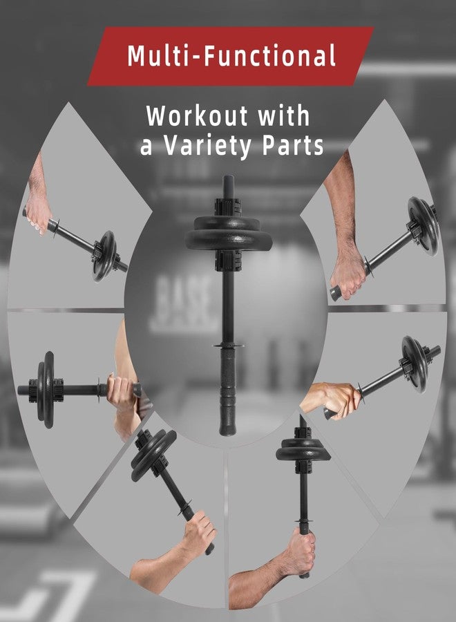 powerfeng Forearm Wrist Exerciser Strengthener: Adjustable Arm Strength Trainer Grips for 1in Standard Weight Plates - Grip Handles for Forearm Strength Workout Training - Image 2