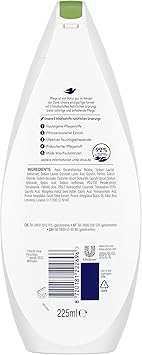 Dove Care by Nature Shower Gel Invigorating with Mango Butter and Almond Extract Shower Bath with 5 Ingredients of Natural Origin for a Smooth and Nourished Skin Feeling 225 ml Pack of 1 - Image 3