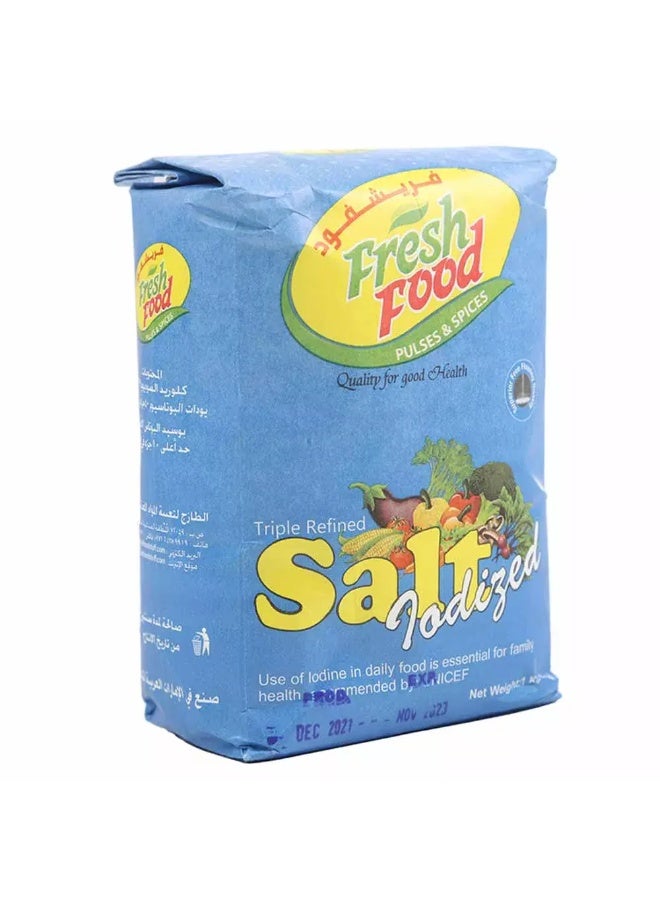 Fresh Food Triple Refined Iodized Salt- 1Kg - Image 2