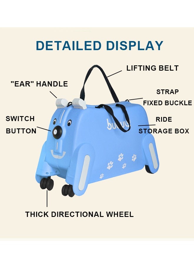 Children'S Trolley Suitcase Can Be Ridden And Seated, Blue - pzsku/ZE75E5CAD130037883076Z/45/_/1725438103/47c86d0f-d61d-49b5-91fb-917dcecfd9c3