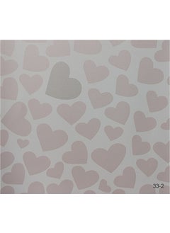 Süper Dekor Super Decor Halley Kids 33-2 Heart Patterned Wallpaper 