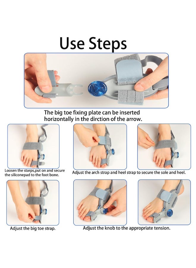 jalan - Bunion Corrector, Adjustable Knob Bunion Splint For Bunion Relief, Suitable For Left And Right Foot Toe Correction - Image 1