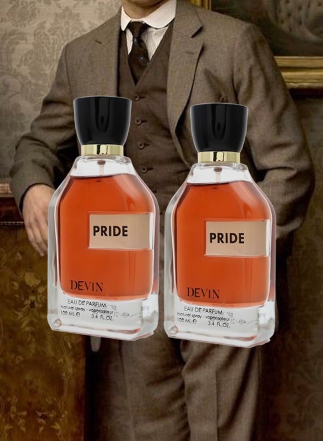 DEVIN 2 Pieces Pride Perfume For Men 100ml EDP - Image 1