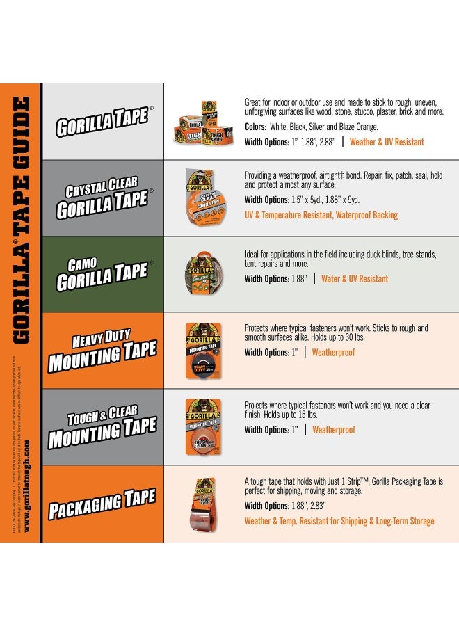 Gorilla Tough & Wide Duct Tape 2.88 X 25 Yd White Pack Of 1 - Image 3