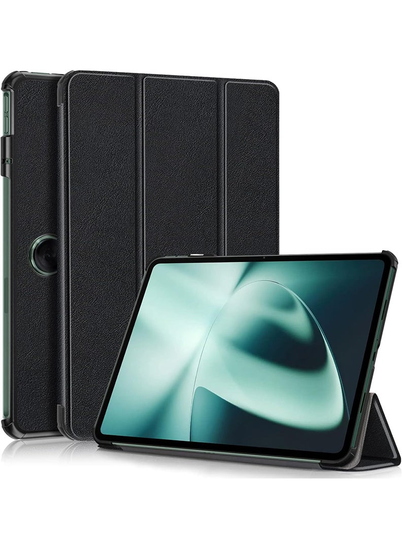 Theodor جراب قابل للطي واقٍ لجهاز Oppo Pad 2 مع حامل ثلاثي الطيات وغطاء مقاوم للصدمات مع خاصية الاستيقاظ التلقائي والنوم - Image 1