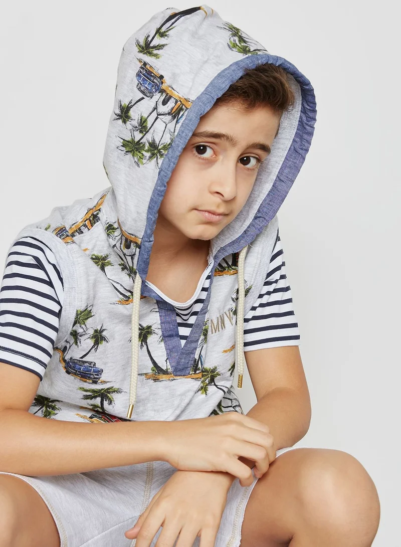 Fred Mello Teen T-Shirt Hoodie