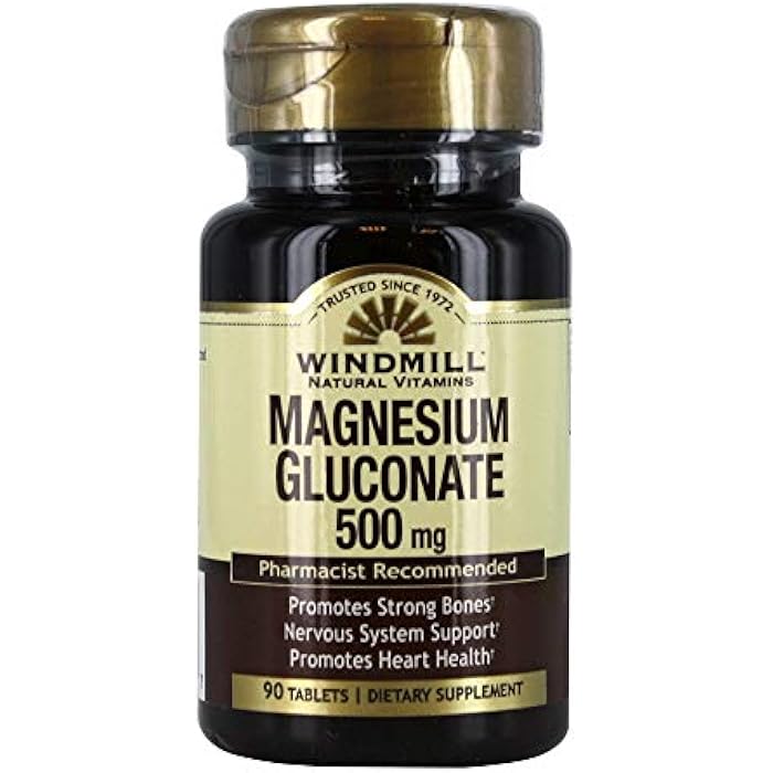 Windmill Magnesium GLUCONATE 500MG 90Tablets